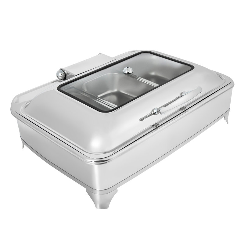 The Party Aisle™ Rectangular Buffet Server and Warming Tray Food Warmer